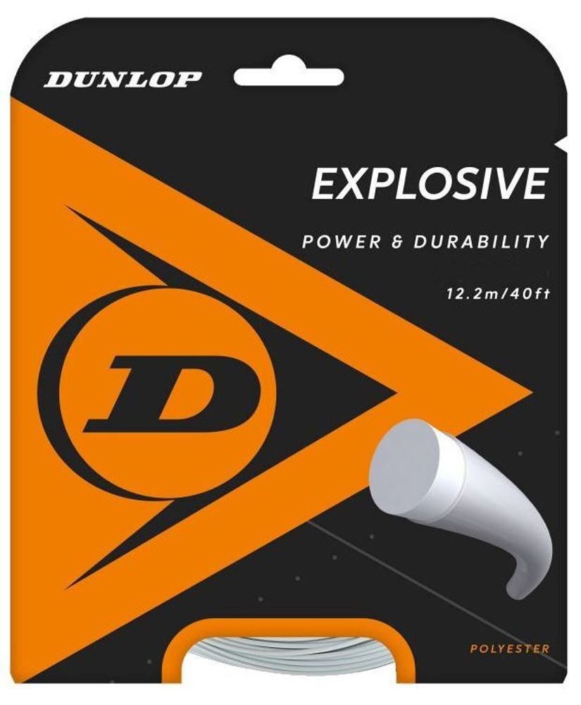 Струны теннисные Dunlop Explosive (12 m) - silver