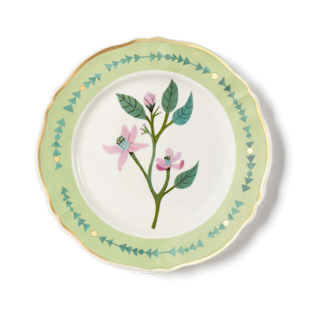 Тарелка обеденная Bitossi Home Botanica Green (26.5 см)