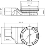Душевой лоток Pestan BETTO COMPACT NET LINE 850