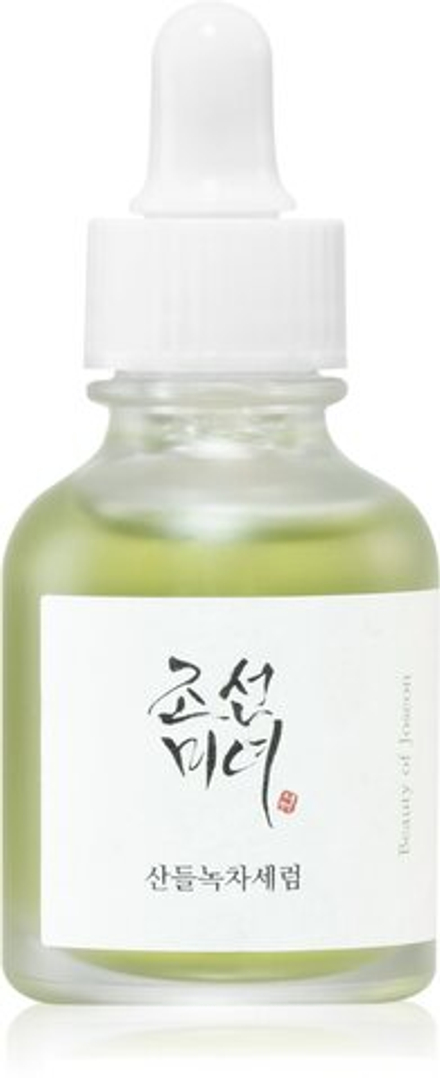 Beauty Of Joseon Calming Serum Green Tea + Panthenol - сыворотка для успокоения и укрепления чувствительной кожи /   30  ml  / GTIN 8809657114953