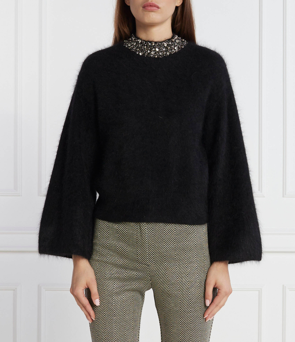 Хлопковый свитер Liu Jo - черный(CF3071 MA97L)