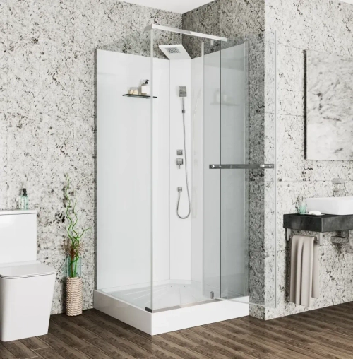 Душевая кабина Ceruttispa (ЧеруттиСпа) MiMi90T, с низким поддоном, 90x90x225