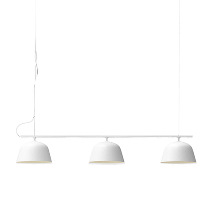 Pendant design lamp  Ambit Rail by Muuto (White)