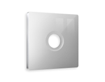 AP4130 Лицевая панель ALFA (Серебро глянец) для TV розетки QUANT