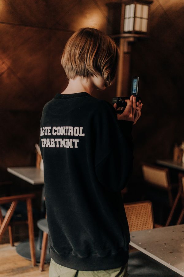 Толстовка Taste Control черная - фото 4