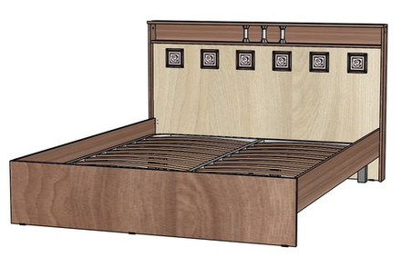 Коста-Рика (Линаура) Кровать двухместная 1600мм