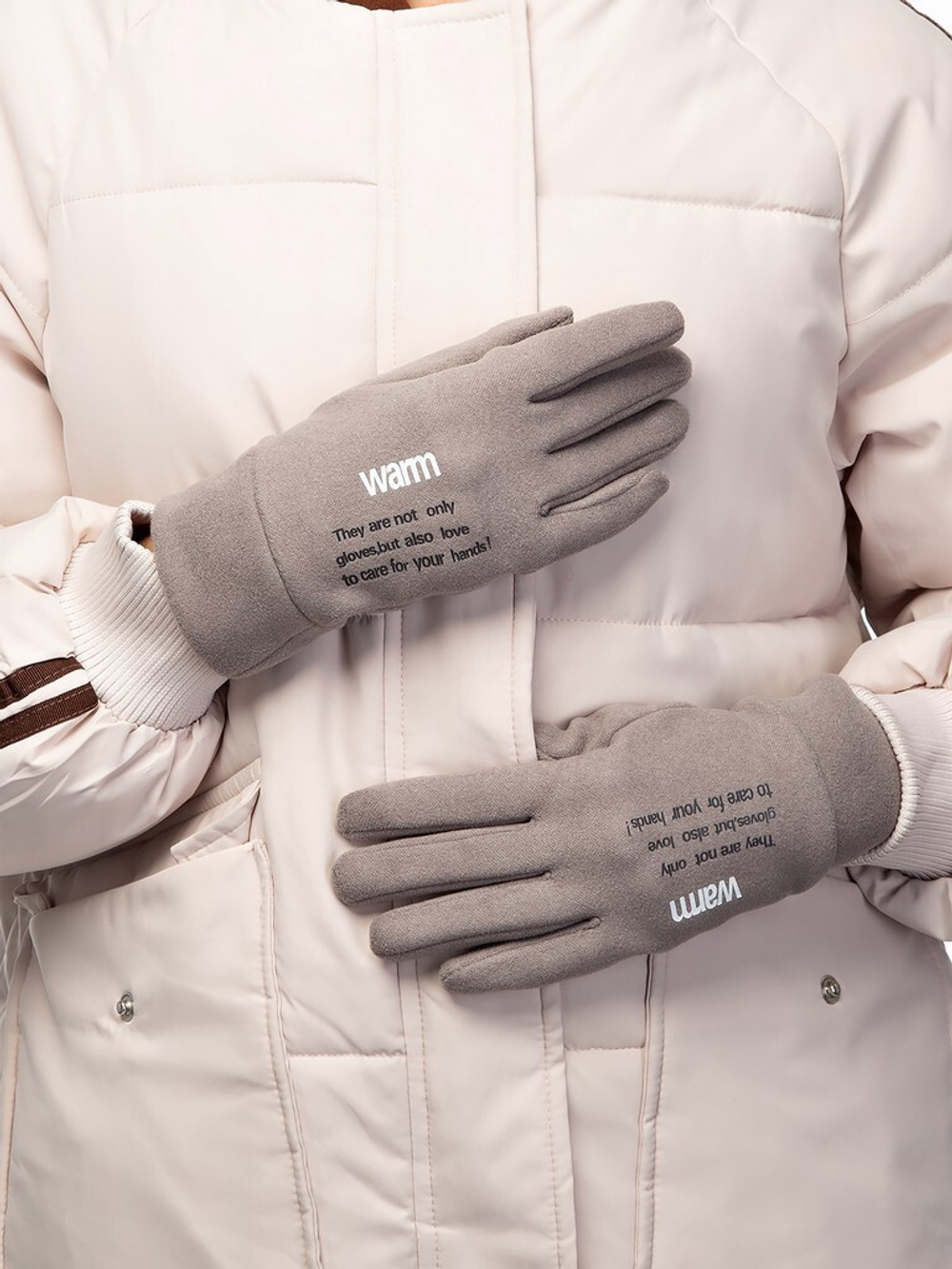 Перчатки жен Labbra LB-PH-80 grey