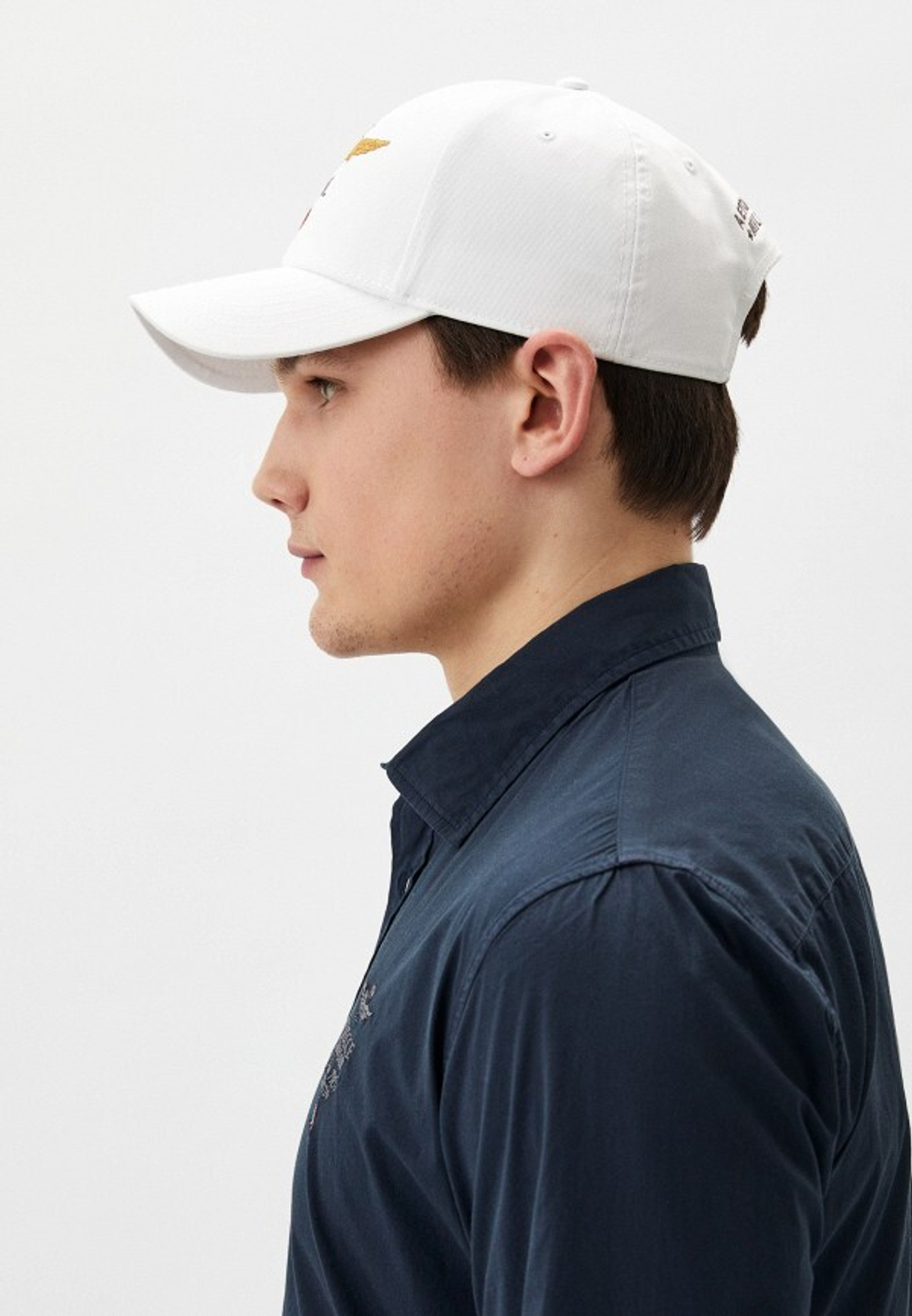 Кепка AERONAUTICA 1100 белый лого орел