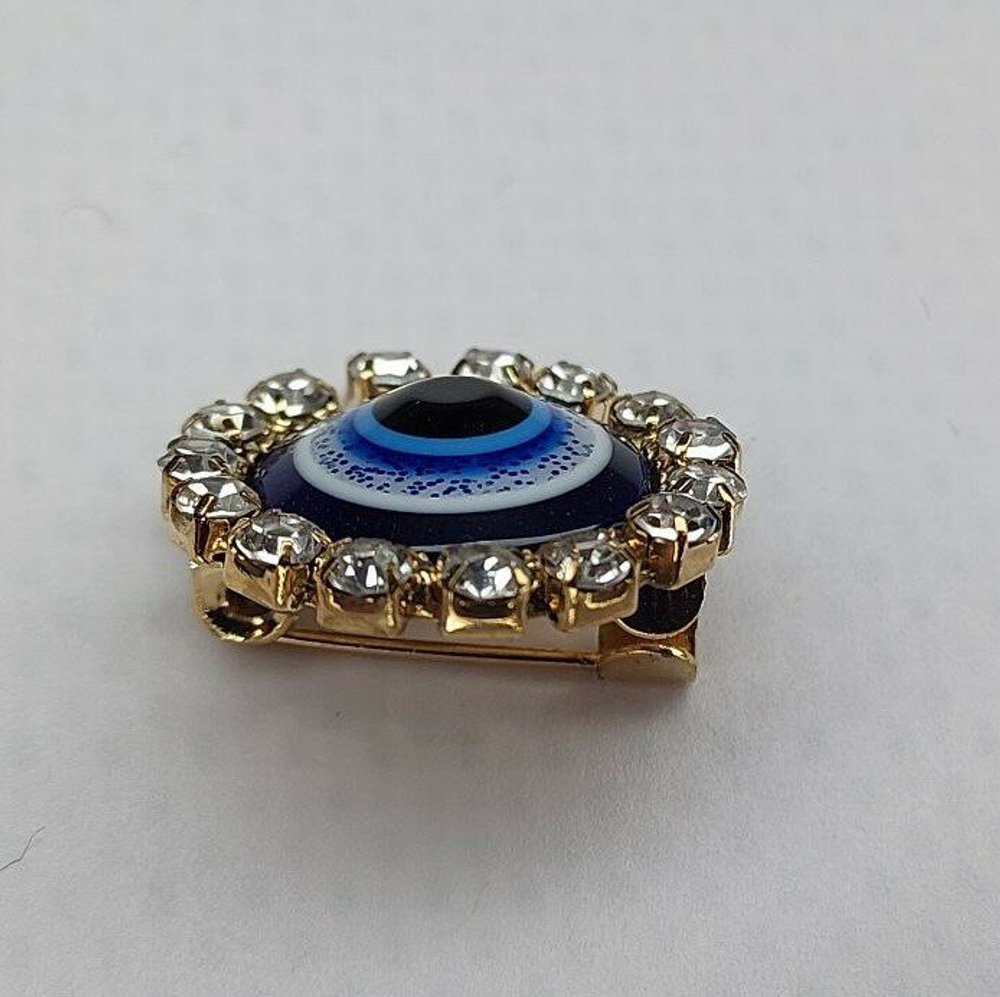 Брошка. Глаз Фатимы. Цвет " Золото"