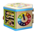 Деревянный куб-лабиринт 7 в 1