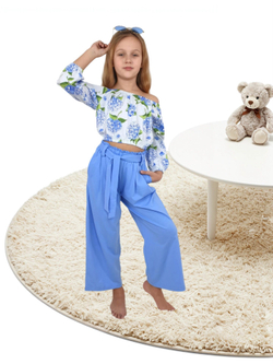 02-95-5 Комплект для девочки (футболка и брюки)