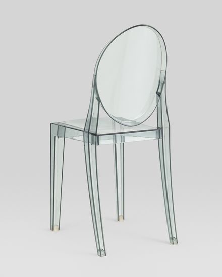 Стул Victoria Ghost прозрачный серый