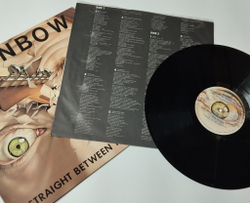 Винтажная виниловая пластинка LP Rainbow Straight Between The Eyes (USA 1982)