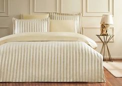 Постельное белье LINERA бежевый лён TIVOLYO HOME Турция