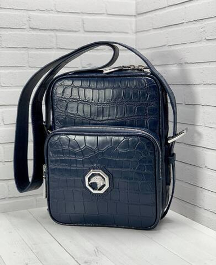 Сумка-мессенджер Stefano Ricci из кожи крокодила