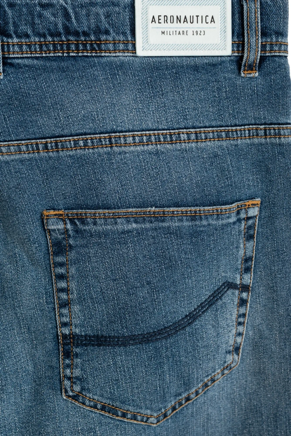 Джинсы муж. AERONAUTICA 184 голубой