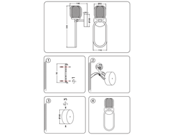 Ambrella Настенный светильник со сменной лампой Crystal TR5424