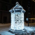 Уличный светодиодный фонарь - холодное освещение