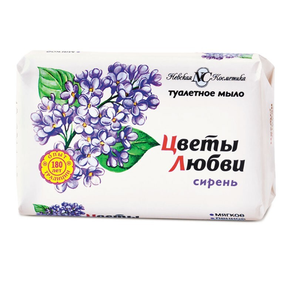 Невская косметика Мыло Цветы Любви 90 гр. Сирень 6*72