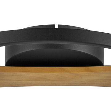 Люстра потолочная 25W 3000K 723027 черный/дерево Lodi Lightstar