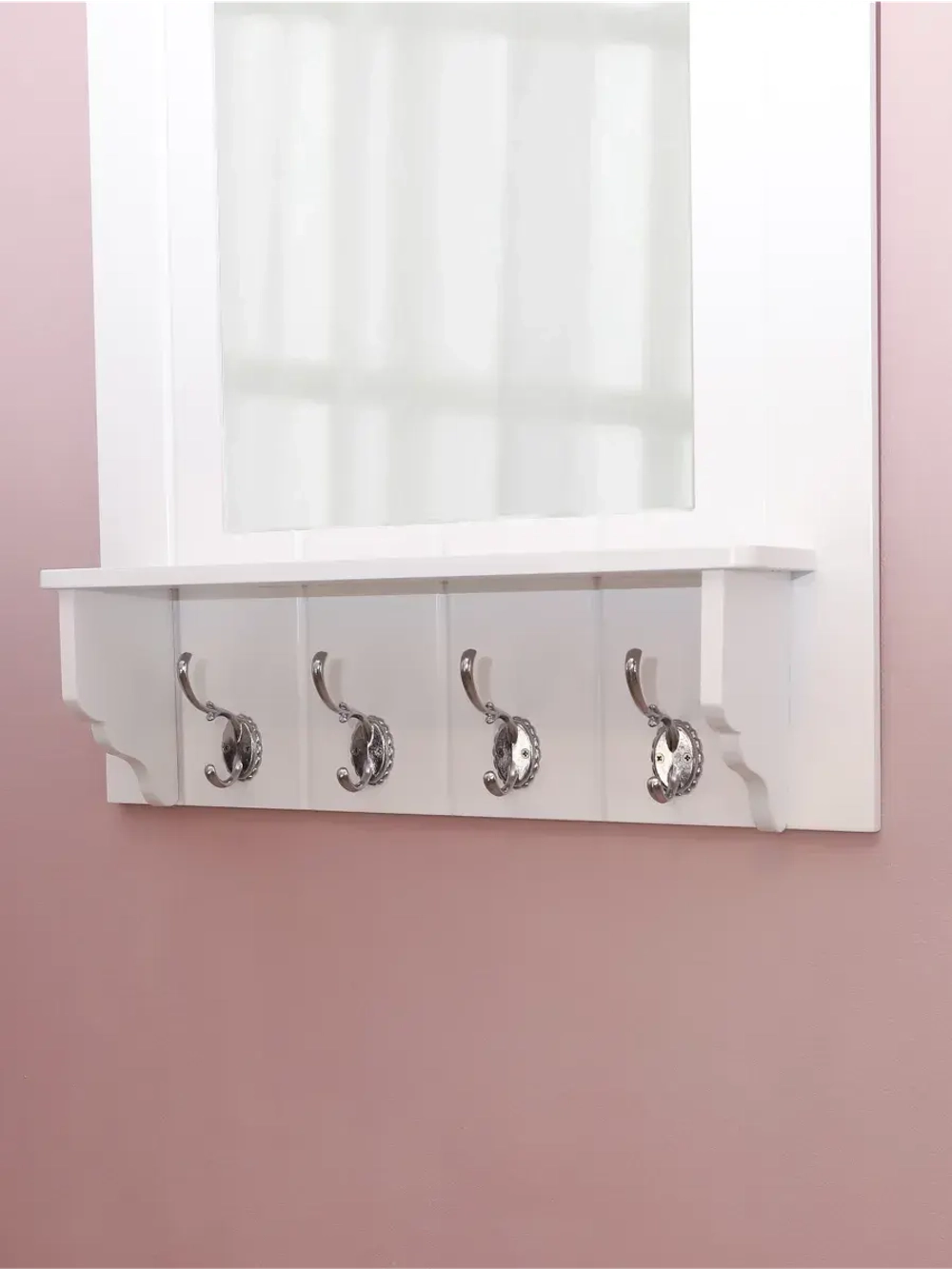 Зеркало настенное с полкой "Прованс"