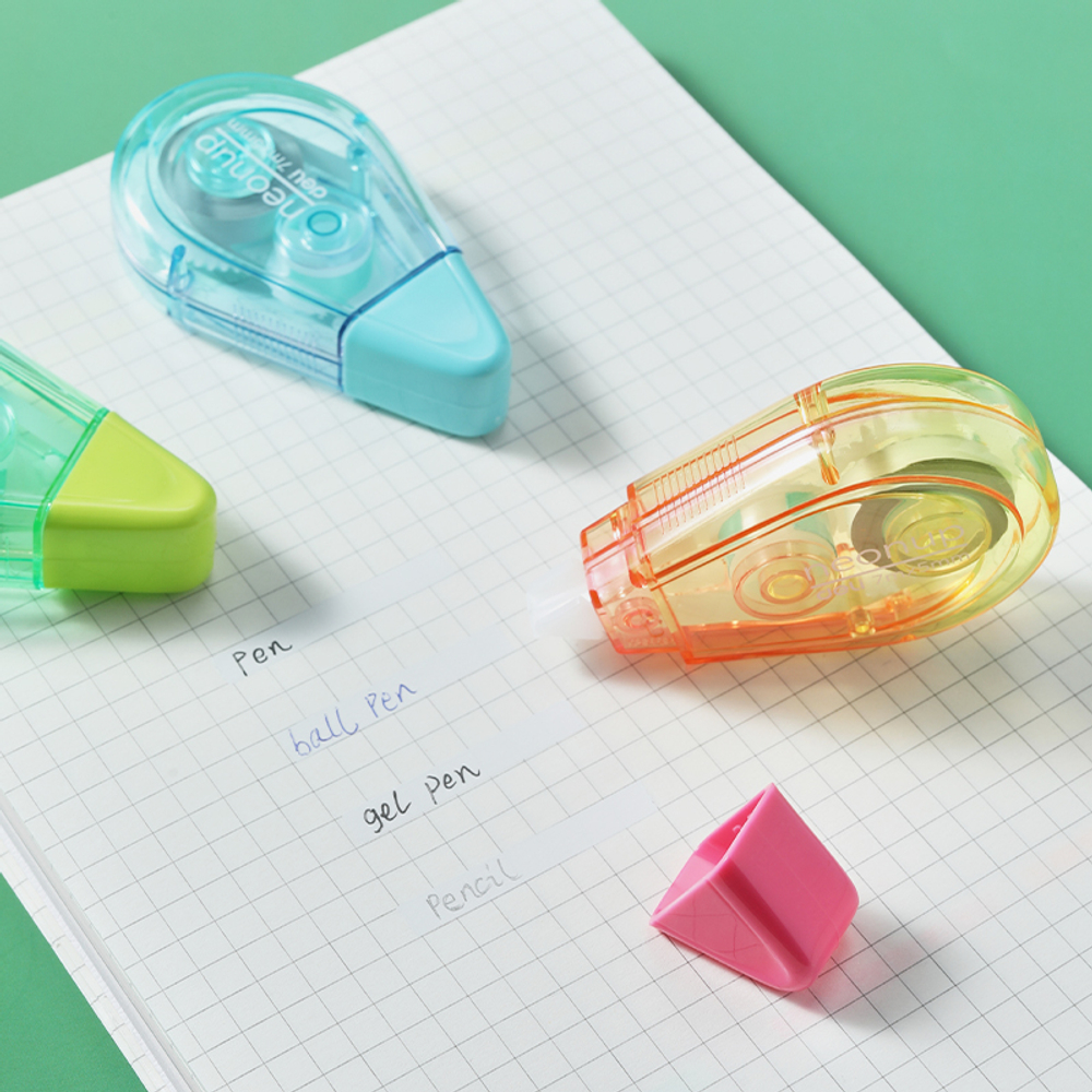 Корректирующий роллер DELI "Neonup", 5 мм х 7 м, ассорти