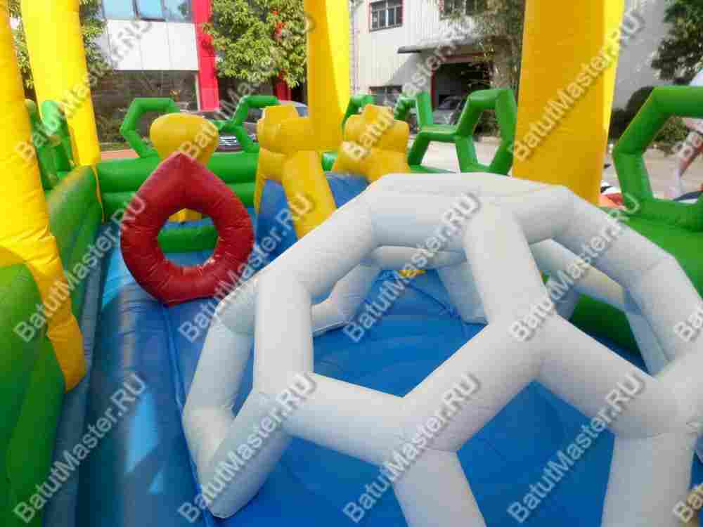 Надувной батут "Весёлая плантация" 12*5*6 м