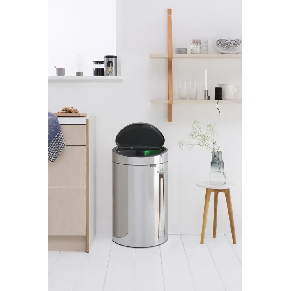 Brabantia Контейнер Touch Bin 10+23 л для раздельного сбора мусора полированный