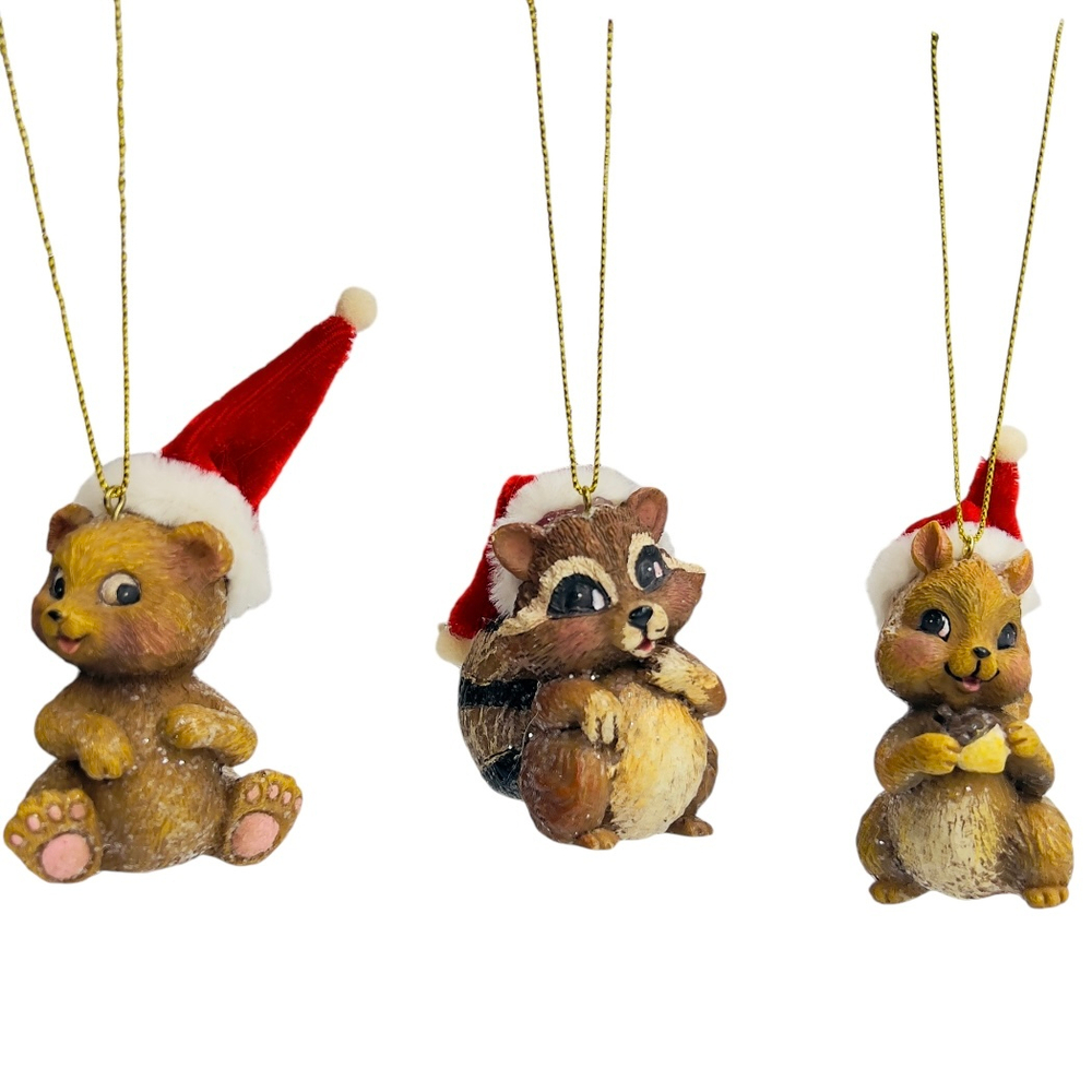 Зверёк винтажный, ёлочное украшение