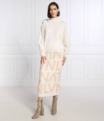 Хлопковый свитер Liviana Conti - белый(F2WB49)