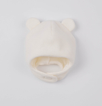 Шапка флисовая с ушками "Молоко" 0+