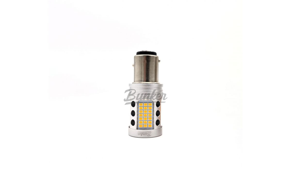 Светодиодная автомобильная LED лампа TaKiMi Premium P21/5W Orange CANBUS 12/24V