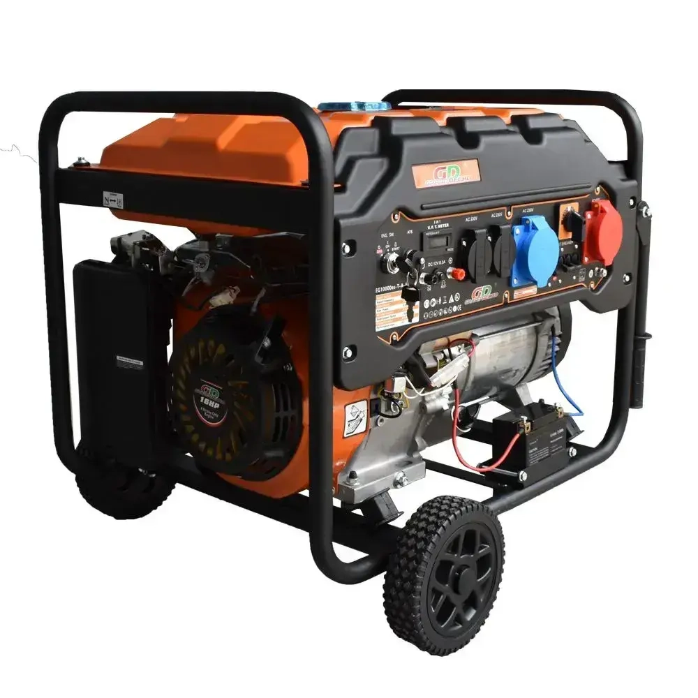 Трехфазный бензиновый генератор с ATS EG10000es-T-A-A