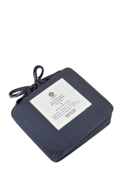 Постельное белье 2 спальное евро Luxberry коллекция Лен и Хлопок графитовое