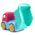 Грузовик большой Шкода с конструктором "Мега" (28 дет.) (Нордпласт)