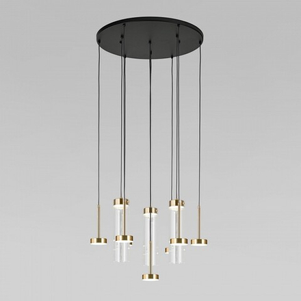 Подвесная люстра Eurosvet Quarzo 301102 LED латунь