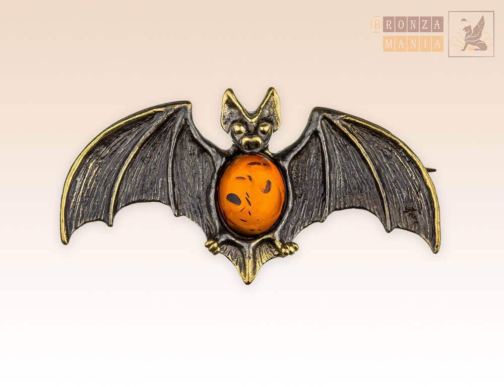 брошь Летучая мышь