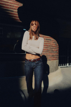 ZARA ДЖИНСЫ TRF WIDE LEG С НИЗКОЙ ПОСАДКОЙ, ТЕМНЫЙ ИНДИГО