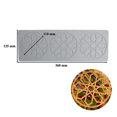 Силиконовый коврик для декора "Геометрический узор" LFM-158
