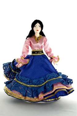 Кукла коллекционная Цыганка Кармен