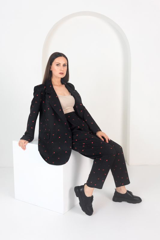 ПИДЖАК С ПРИНТОМ BLACK TULIP. PROF