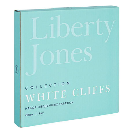 Набор обеденных тарелок 2шт 21см Liberty Jones White Cliffs