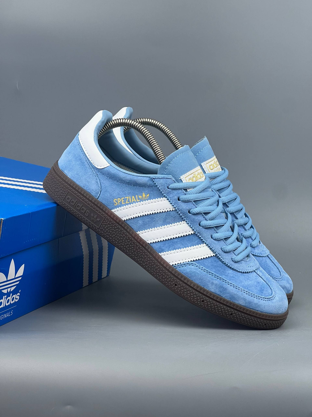 Кроссовки Adidas Spezial #662 (син.)