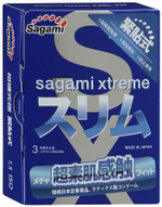 Розовые презервативы Sagami Xtreme Feel Fit 3D - 3 шт.
