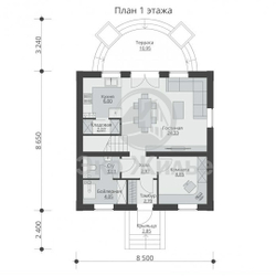 Проект Дома 104 кв. м К-87