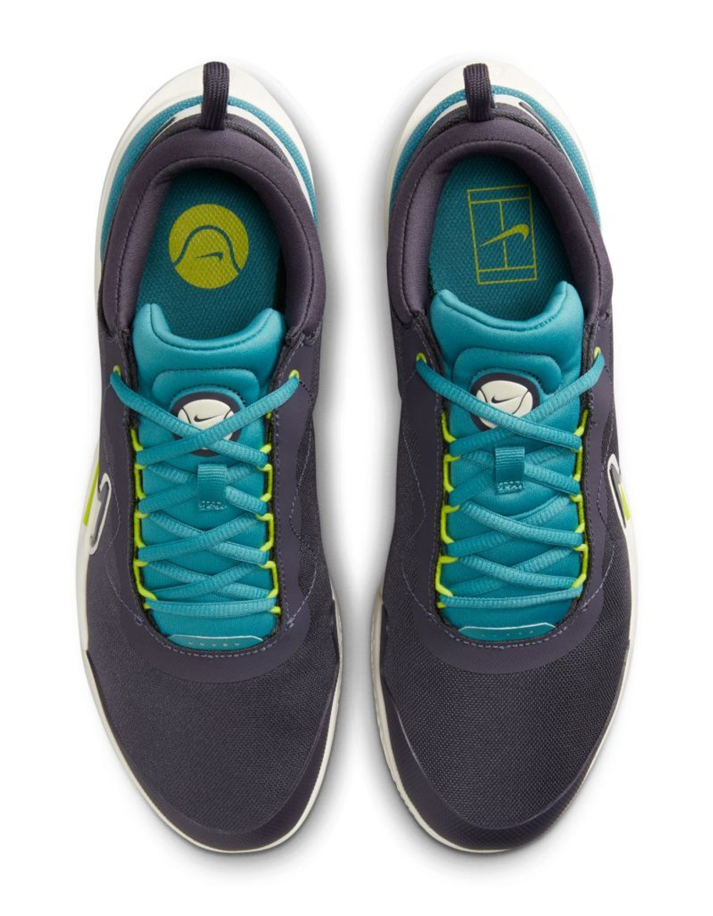 Теннисные кроссовки Nike Zoom Court Pro Clay - gridiron/sail/mineral teal/bright cactus