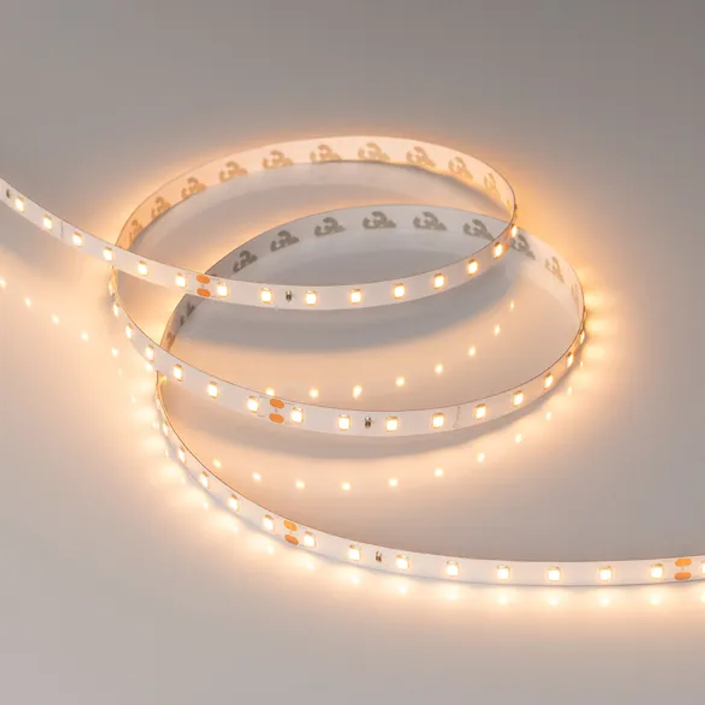 Светодиодная лента RT-A80-8mm 24V Warm2400 (6 W/m, IP20, 2835, 5m) (Arlight, высок.эфф.150 лм/Вт) 028526(2)