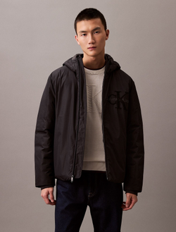 Утепленная куртка Calvin Klein Jeans Crinkle Nylon Puffer Black Beauty