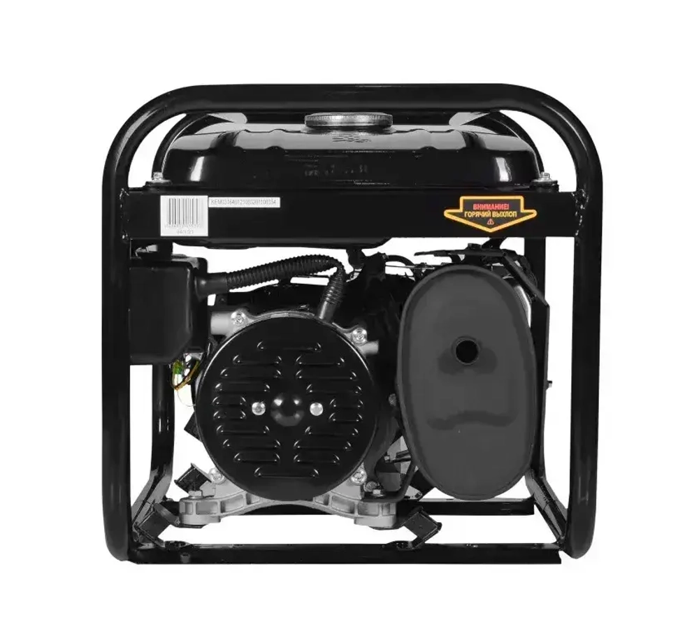 Генератор бензиновый, HUTER 4.125 КВА (7 л.с; ручной стартер; 4Т двигатель)