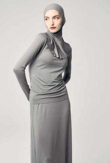 Лонгслив «Силуэт» серый